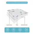 thumbnail image 5 of Quilts Twin-XL Size Bedding Set, Teal Blue Coastal Lightweight Quilted Comforter, Summer Beach Nautical Coral Starfish Soft Reversible Bedspread Coverlet with Pillow Covers for All Season, 68" x 98", 5 of 7