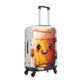 Balery Luggage Cover Happy Beer Mug Illustration Print Suitcase Covers