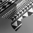 thumbnail image 5 of Black White Ethnic Pattern Square Tablecloth,Waterproof Square Table Cover,Wipeable Spillproof Washable Table Cover for Home Kitchen Party Decor 60"x60"(152x152cm), 5 of 6