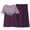 Hot Pink, variant on Aofany Pajamas Set for Women Casual Short Sleeve Top with Pants Homewear 2 Piece PJ Sets