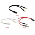 thumbnail image 3 of Bearachild 3.5mm Y Splitter 2 Jack a 1 Auriculares Micrófono Adaptador de audio Conector de cable Type9 NO9, 3 of 6