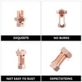 thumbnail image 2 of Hemobllo 10Pcs Strength Split Bolt Connector for Copper Conductors in Outdoor Applications, 2 of 8