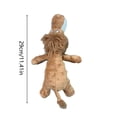 thumbnail image 2 of Pgyong Indestructible Squeaky Dog Chew Toy for Small Medium Dogs, Interactive Soft Puppy Teething Toy, Long-Lasting Chew Toy for Aggressive Chewers, Tug of War & Training, 2 of 9