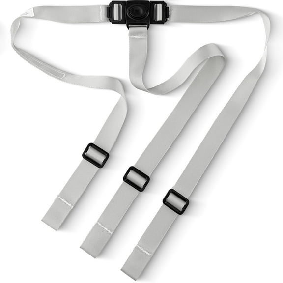 Today's Kids High Chair Straps Replacement Compatible with IKEA Antilop High Chair - Heavy Duty 3 Point Harness Seat Belt, Adjustable Durable Polyester, Soft & Comfortable on Baby's Skin - Gray
