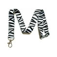 thumbnail image 2 of Break Away Black & White Print Lanyard Key Chain Id Badge Holder (Zebra), 2 of 3