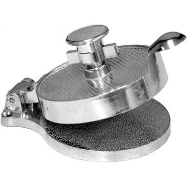 TrueCraftware- 4-1/2" Heavy Duty Adjustable Hamburger Press Aluminum- Adjustable from 1/8" to 3/8" Hamburger Press Patty Maker Meat Beef Cheese Veggie Burger Maker for Grill Griddle BBQ Barbecue