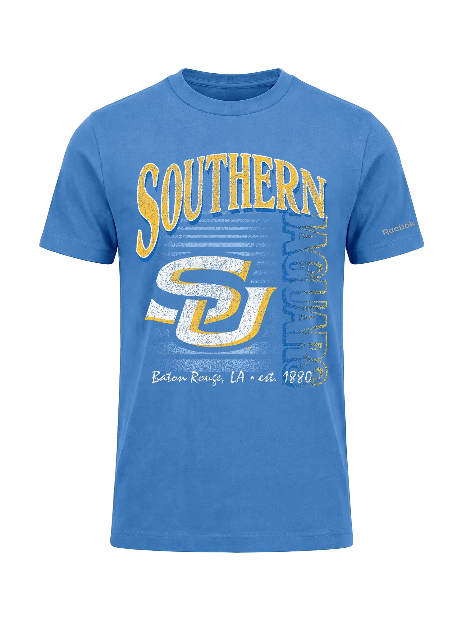 Southern University Jaguars Reebok Mens Crew Neck Short Sleeve T-Shirt