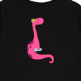 thumbnail image 4 of Inktastic Cute Pink Dinosaur Girls Long Sleeve Toddler T-Shirt, 4 of 5