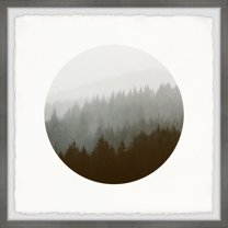 Marmont Hill Fog Forest Framed Wall Art