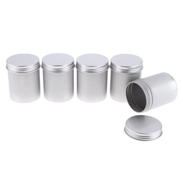 Tarros de Aluminio 80ml Yuyangstore Contenedores Vacíos Cosméticos