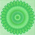 thumbnail image 1 of Ahgly Company Machine Washable Indoor Square Transitional Neon Green Area Rugs, 6' Square, 1 of 7