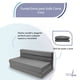 thumbnail image 2 of Funda Extra Sofá Cama Cozy matrimonial gris, 2 of 5