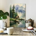 thumbnail image 7 of Shadudu Mountain Lake Canvas Wall Art 24x36 Inches - Large Art Print for Home and Commercial Decor 24x36in, 7 of 7