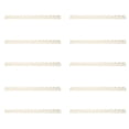 thumbnail image 1 of 10 piezas de molduras decorativas de madera sin terminar con bordes festoneados para armarios, ventanas, estanterías, puertas, muebles y paredes, 1 of 7