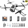 thumbnail image 4 of Cámara Aérea Uav Drone FPV plegable 4K HD de doble lente para adultos principiantes (batería gris2), 4 of 9
