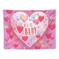 thumbnail image 5 of JEUXUS Happy Valentine's Day Backdrop Banner, Conversation Hearts Valentines Day Background Banner, Large Size Valentines Love Heart Photography Background for Romantic Valentine's Day Party, 5 of 7