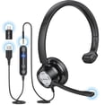 thumbnail image 1 of Auriculares New bee H365 USB con micrófono para PC y ordenador, 1 of 6