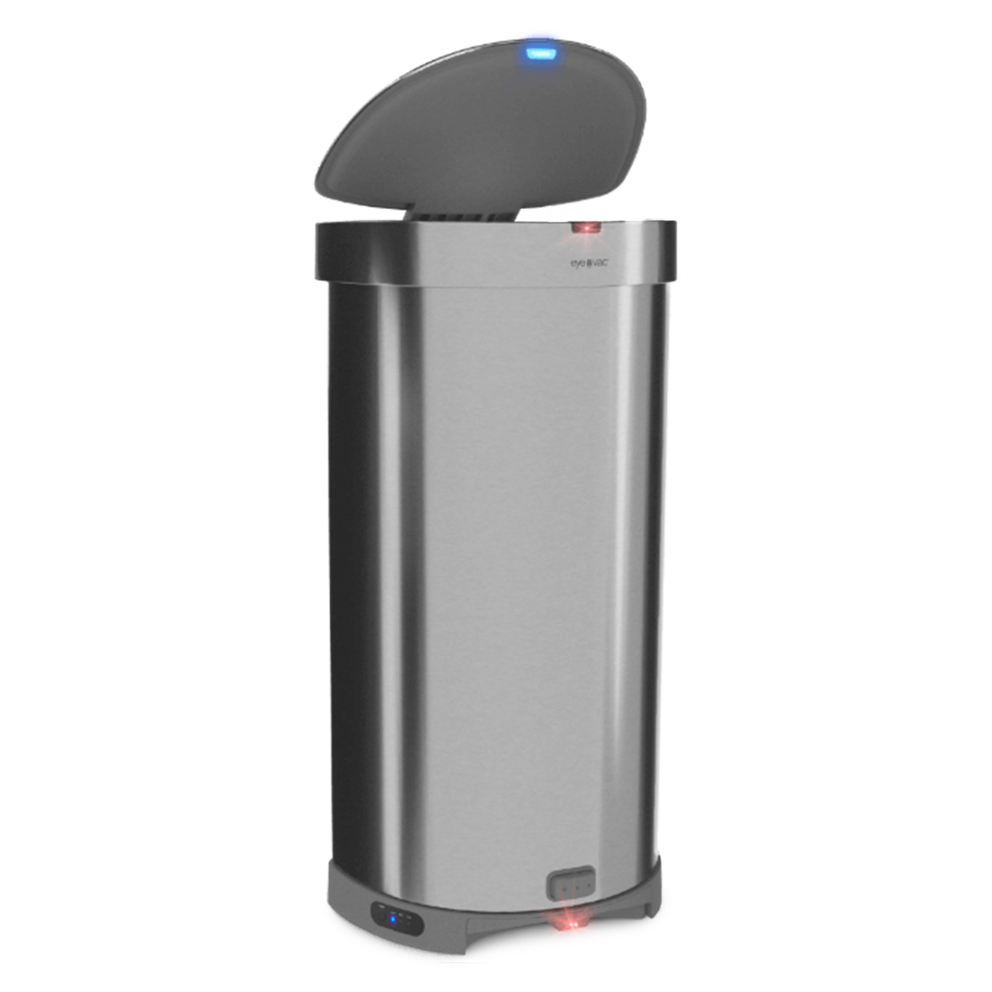 EyeVac 2 in 1 Stainless Steel 2 Liter Touchless Infrared Sensor Dual