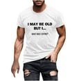 thumbnail image 1 of T-Shirt Graphique Imprimé pour Hommes, Manches Courtes Col Rond, Tissu Léger en Coton pour Confort Quotidien, 1 of 4