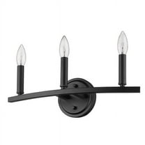 Acclaim Lighting IN41155BK Sawyer 3-Light Matte Black Vanity