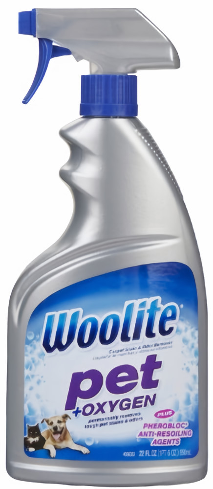Woolite Fresh Blossoms Scent Pet Stain & Odor Remover + Oxy, 22 fl oz (Pack of 5)