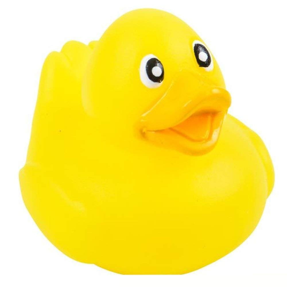 Kidsco Small Yellow Rubber Ducky Set of 12 Classic Duckies for Kids