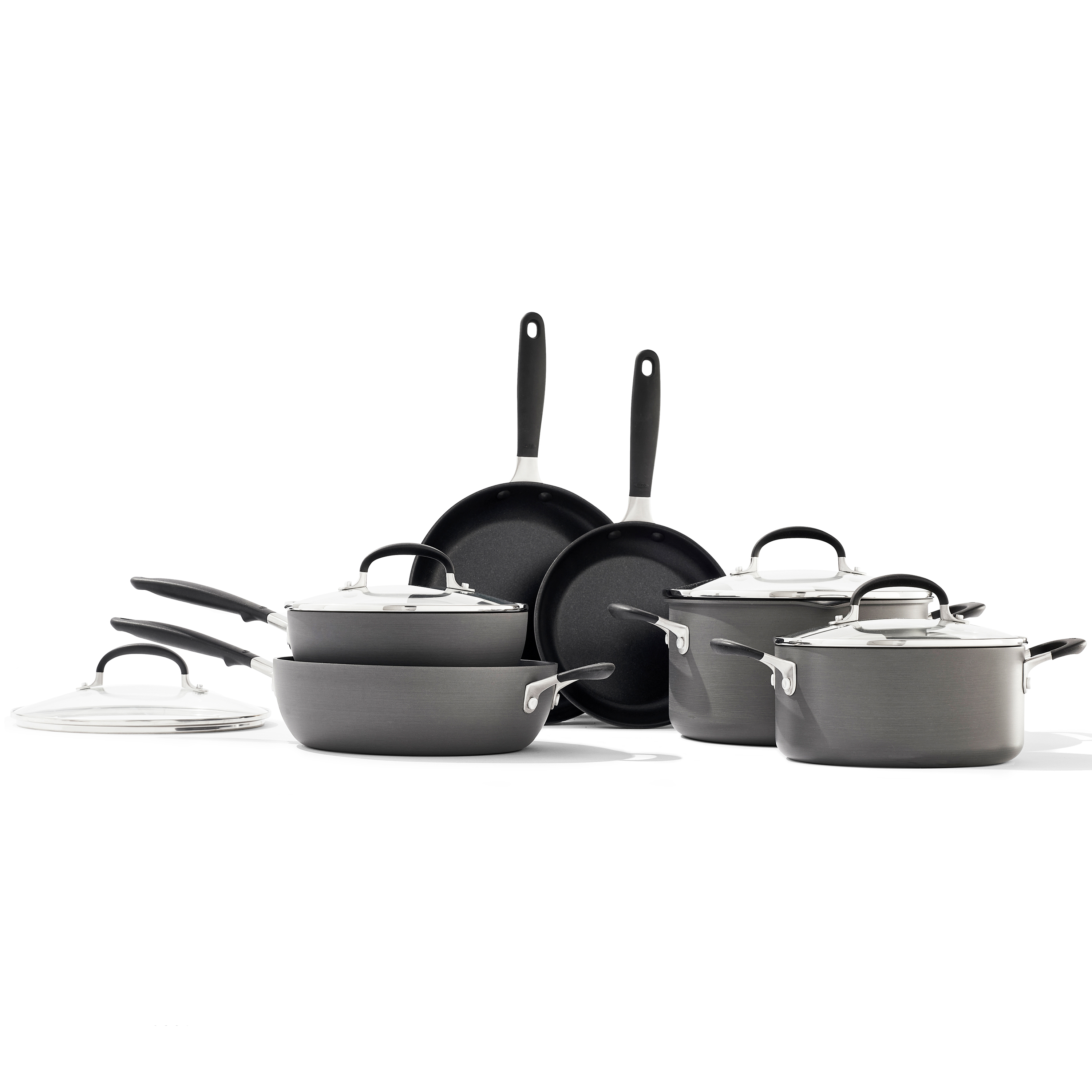 OXO Hard Anodized Nonstick Cookware, 10 Piece set