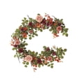 thumbnail image 2 of Guirnalda floral de rosas artificiales de 5,9 pies, guirnalda de flores artificiales para Rojo, 2 of 9