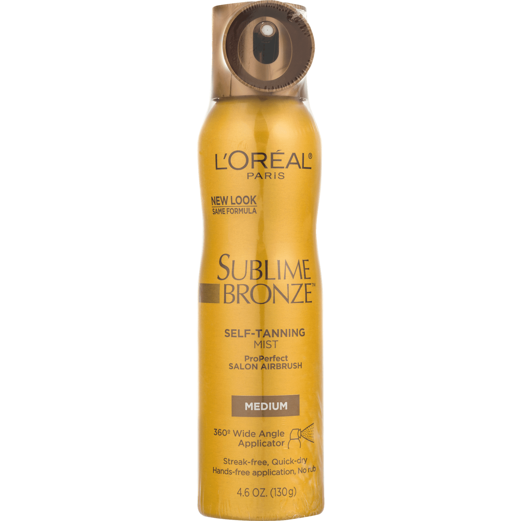 L'Oreal Paris Sublime Bronze Self-Tanning Mist Medium, 4.6 OZ