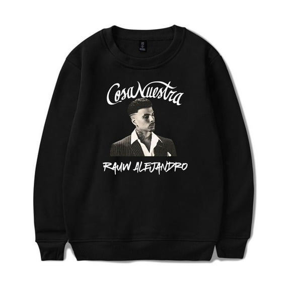 Rauw Alejandro Cosa Nuestra Merch Long Sleeve Crewneck Sweatshirt For Men/Women Unsiex Streetwear