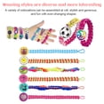 thumbnail image 2 of Kit de fabricación de pulseras de la amistad para niñas, juguetes artesanales DIY, regalos de cumpleaños para niños, suministros para fiestas, actividades de viaje, 2 of 8