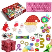 Nokiwiqis 27Pcs Fidget Toys Set with Surprise Box Magic Cube Press Bubble