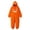 Z19-Orange, variant on LILIYA Pumpkin Onesie for Women Adult Halloween Jumpsuit Long Sleeve Hooded Pajamas Plush Long Sleeve Flannel Loungewear