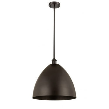 516-1S-OB-MBD-16-OB-LED-Innovations Lighting-Ballston Cone - 1 Light Dome Pendant In Industrial Style-16.75 Inches Tall and 16 Inches Wide Oil Rubbed