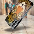thumbnail image 2 of DALUX Hybrid Slim Phone Case Compatible with Samsung Galaxy S21 FE 5G (2021) 6.7 inch - Brown Mythic Cat, 2 of 2