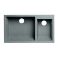 thumbnail image 5 of ALFI brand AB3319UM-T Titanium 34" Double Bowl Undermount Granite Composite Kitchen Sink, 5 of 11