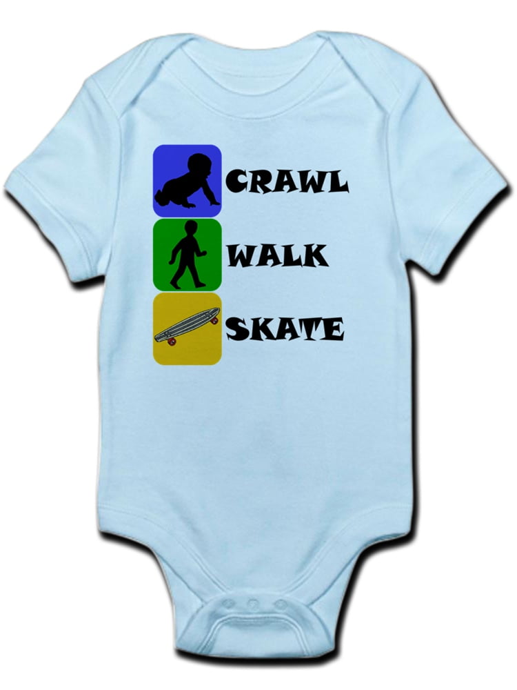 crawl walk fish onesie walmart