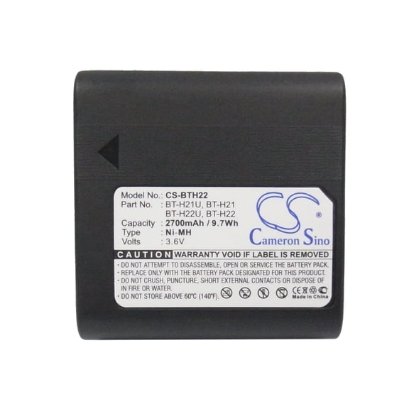 Battery for Sharp VL-A40U VL-AH30 VL-L65U BT-H21 BT-H21U BT-H22 BT-H22U 2700mAh