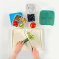 thumbnail image 3 of Czcpp-4-Contenants Alimentaires à Compartiments, Récipient à Collation Réutilisable pour Enfants École, Bureau, Pique-Nique, Boîte à Lunch Portable, Ensemble de 6 (Ensemble de Couleur Foncée), 3 of 4