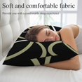 thumbnail image 5 of Black Geometric Standard Pillow Covers, Modern Sage Green White Striped Art Soft Throw Pillow Cases with Invisible Zipper, Decorative Pillowcase Pillows Protectors for Sofa Bed Chair 20"x26", 5 of 9