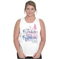 thumbnail image 4 of Flourish Flowers Jesus Christian God Tank Top Tee Shirt Women Brisco Brands S, 4 of 6