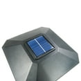 thumbnail image 2 of iGlow 1 Pack Black Outdoor Garden 6 x 6 Solar SMD LED Post Deck Cap Square Fence Light Landscape Lamp PVC Vinyl Wood, 2 of 4