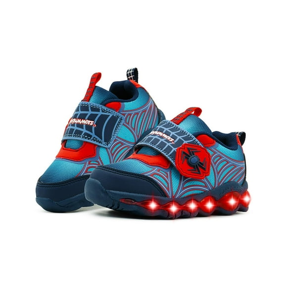 Tenis Luces Led Importado Bubble Gummers Infantil Araña rojo 18