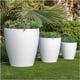 thumbnail image 5 of Maceta Cónica Elly Decor 30.5 cm con Drenaje Blanco Interior Exterior, 5 of 5