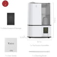 thumbnail image 4 of TaoTronics Cool Mist Humidifier, LED Display, 4L/1.06 Gallon, 4 of 4