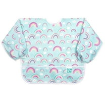 Bumkins Baby Sleeved Bib: Rainbows