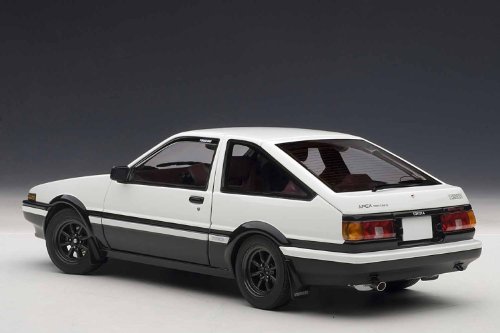 Toyota Sprinter Trueno Ae86 White Initial D Project D 1 18 By Autoart Walmart Com
