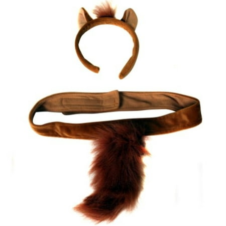plush horse headband ears and tail costume set