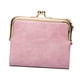 thumbnail image 1 of Monedero para tarjetas de crédito, cartera de mano, llavero portátil, cartera ligera de moda de piel sintética con cremallera informal, mini monedero Rosa, 1 of 8
