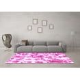 thumbnail image 3 of Ahgly Company Indoor Rectangle Oriental Pink Modern Area Rugs, 5' x 8', 3 of 4